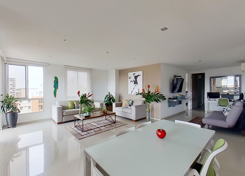 Apartamento En Villa Santos - Estrato 5 - 2Hab - 3Baños - Cuarto de Servicio